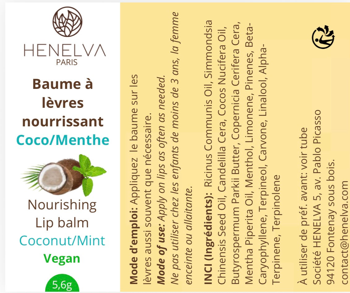 Baume à lèvres Menthe Coco